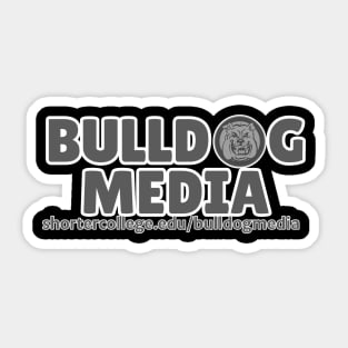 Bulldog Media Simple Grey Sticker